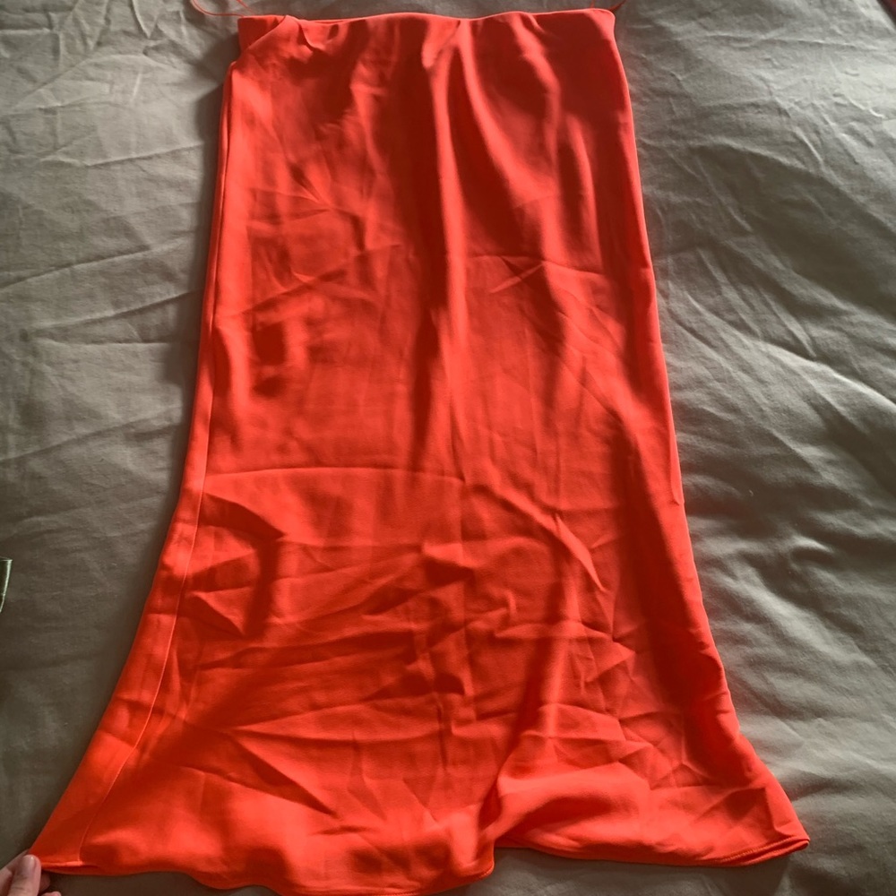Beautiful bright orange river island skirt